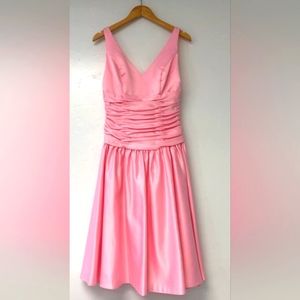 NWT Eden Maids, Size 4, cotton candy Satin